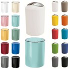 Kleine Wolke Compact Bathroom Kitchen Office Waste Bin with Swing Lid 5ltr