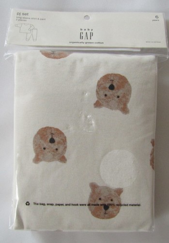 GAP Organically Grown Cotton Brennan Bear Long Sleeve Pajamas - Toddler Size 6T - Picture 5 of 20