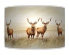 Deer Stag Lampshade Pendant Handmade Drum Lamp Shade Scottish theme  #328