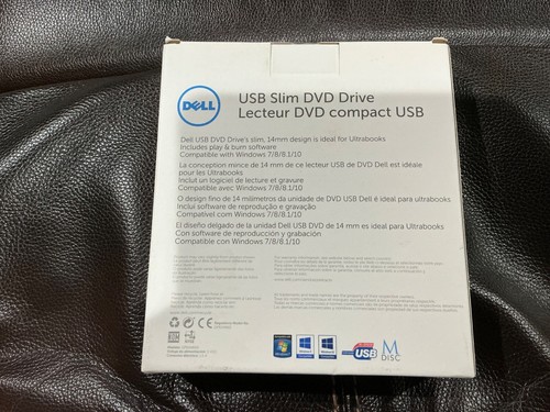 Brand New Dell Slim DVD Drive DW316 External USB New Sealed Package - Afbeelding 2 van 7