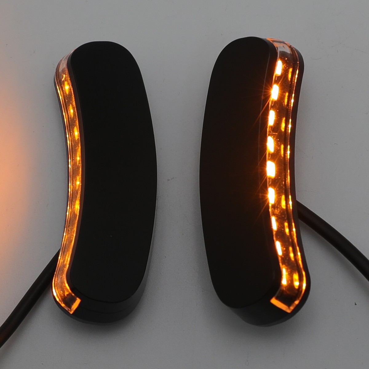 落日松 W/Signal Mirror Block Off Base Plates LED For Kawasaki Ninja