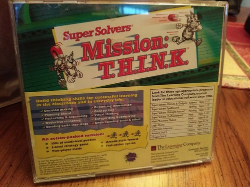 Mission THINK PC Game CD Thinking Skills, Problem Solving, Educational 7-12 yrs. - Picture 3 of 3