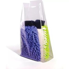 1.5 Mil Expandable Gusseted Poly Bags Clear Polyethylene Multiple Sizes LDPE