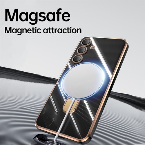 MagSafe anillo magnético soporte funda protectora para Samsung Galaxy S25 S24 FE Ultra Plus - Imagen 8 de 44