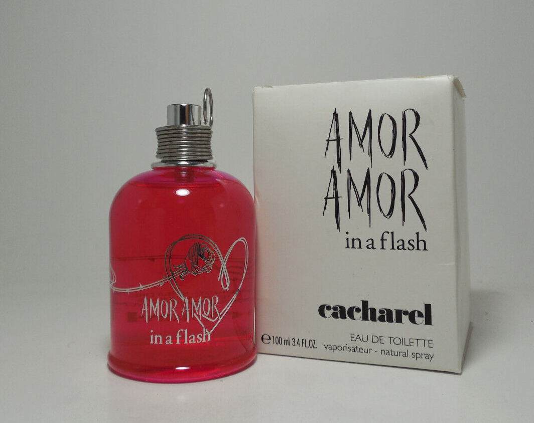 Cacharel Amor Amor IN A Flash 3.4oz EDT rare vintage discontinued wht bx eBay