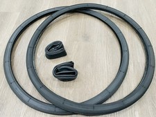2 26 x 1 3/8 Bicycle Black Tires 2 Inner Tubes Bicycle NEW