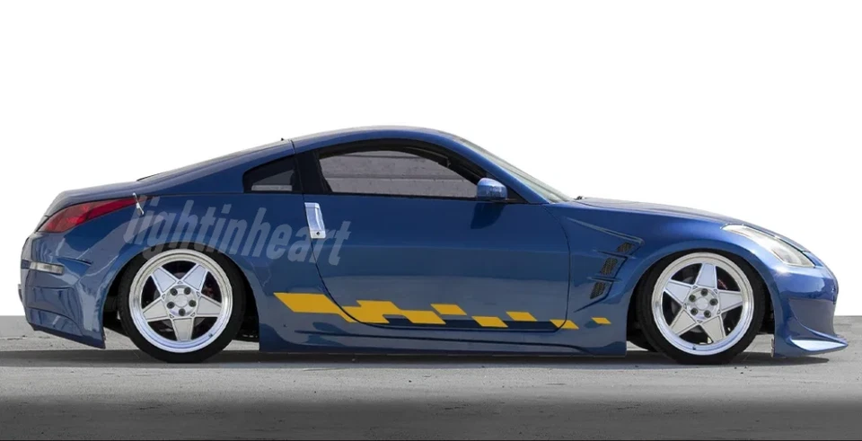 Graphics Car Side Sticker For Nissan 350Z 370Z Z33 Z34 Racing Sport Stripe Decal — 第 3/4 张图片