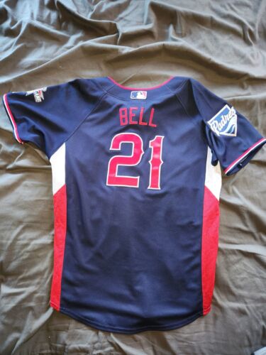 Heath Bell #21 Padres MLB 2010 NL All Star Game BP Baseball Trikot Jugend Large - Bild 2 von 17