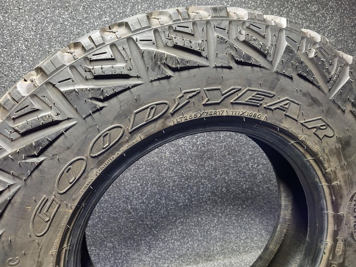 Goodyear Wrangler MT/R with Kevlar LT255/75R17 111/108Q All Goodyear Wrangler MT/R with Kevlar LT255/75R17 111/108Q All