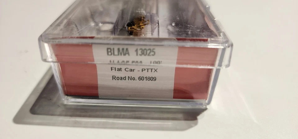 BLMA MODELS N Scale ACF F89 J 89' Flat Car PTTX #601809 - Image 2 of 2