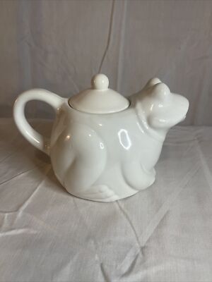Albert Kessler & Company - Frog - White Teapot - 1989 - 