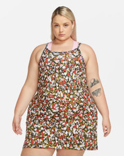 Nike Plus Size 1X 2X Sportswear Women's Floral Dress $90