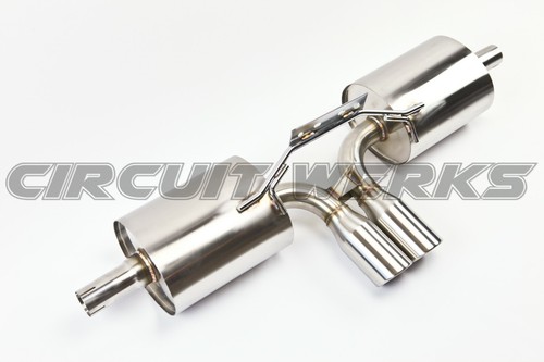 For 97-04 Porsche Boxster 986 Circuit Werks Brushed Exhaust System Base S Models - Picture 5 of 9