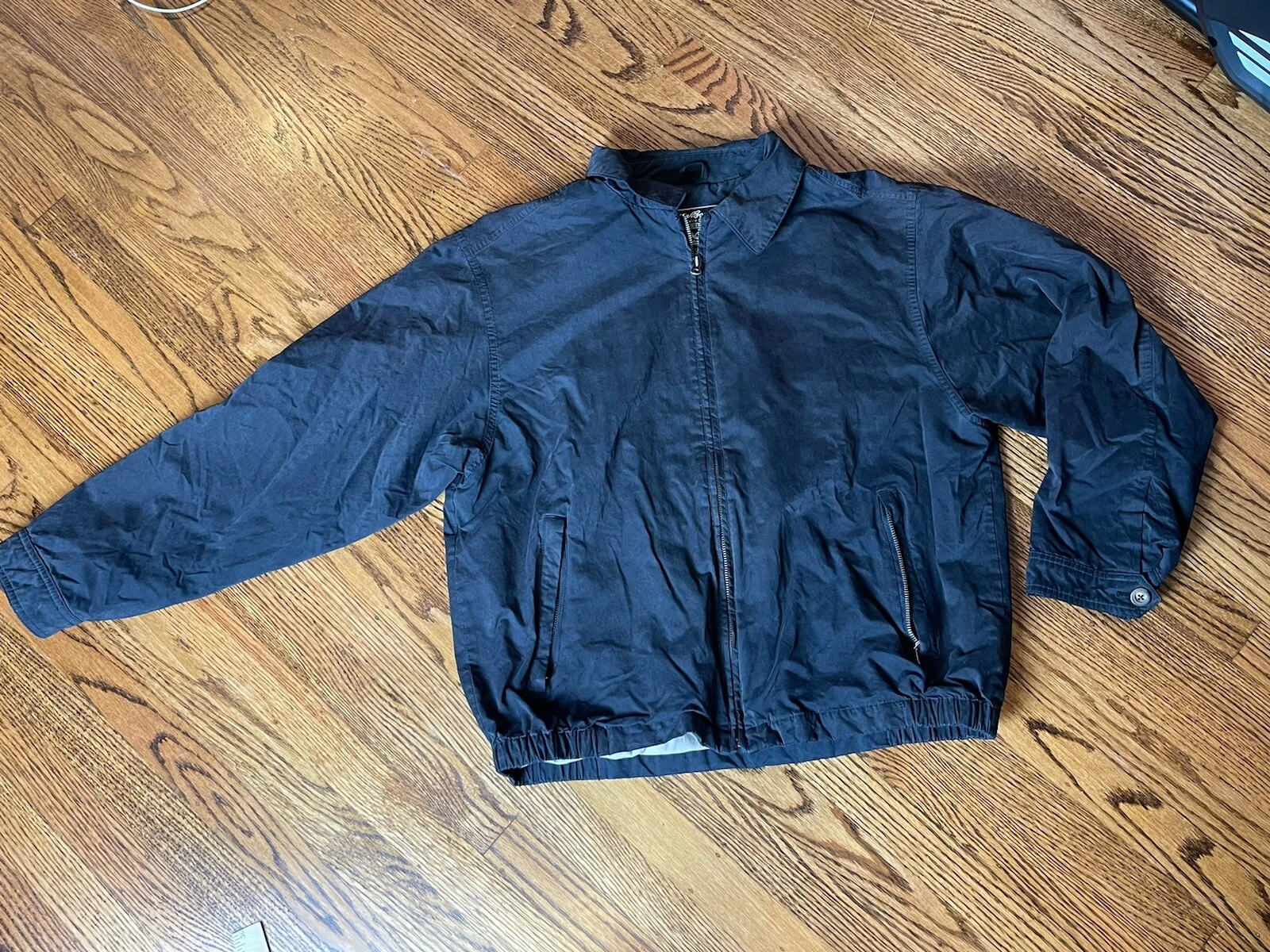 Eddie Bauer Outdoor Outfitter Jacket Size Medium Men’s Full Zip Blue