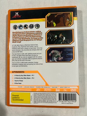 その他 A.T.O.M. 1: Touch of Paine [DVD] A.T.O.M.-Alpha Teens on Machines : Vol 1 (DVD, 2005) for