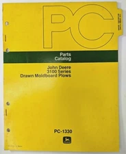 Vintage John Deere Parts Catalog 3100 Series Drawn Moldboard Plows OEM PC-1330