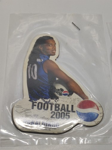 Imanes de nevera coleccionables vintage de fútbol americano 2005 Pepsi Ronaldinho Henry Beckham - Imagen 3 de 5