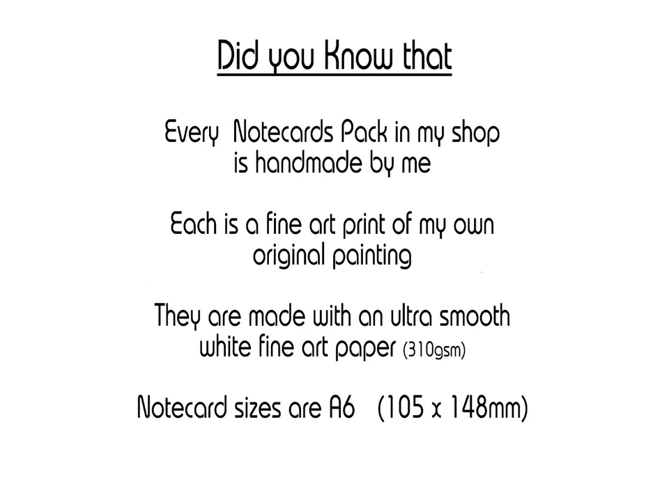 Black Horse Notecards, Pack of 5 Folded Fine Art Notecards with Envelopes - Image 4 of 4