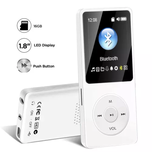 Portable Bluetooth MP3 Player MP4 Media FM Radio Recorder HIFI Music Speaker 16G