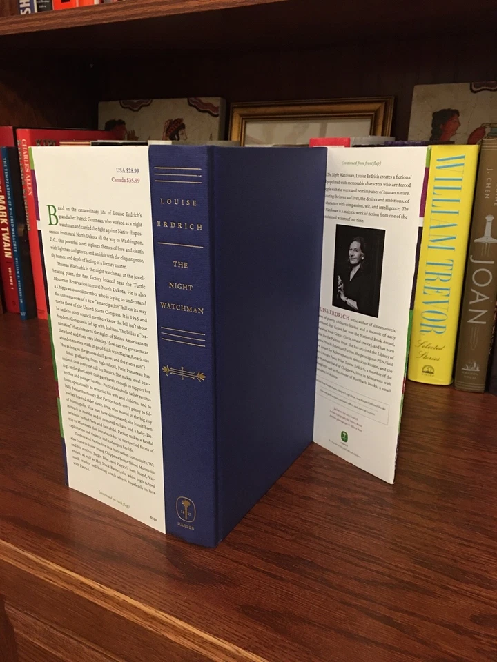 The Night Watchman. Louise Erdrich 1st HC Ptg. Harper 2020. Fine- Unread Foto 3 de 4