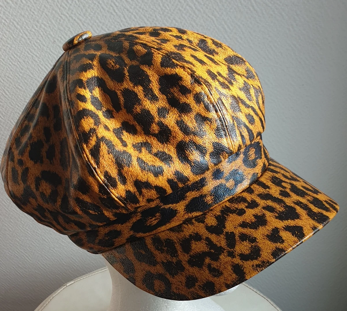 Casquette Gavroche En Simili Cuir Marron – Style Rock Et Vintage Pour Homme