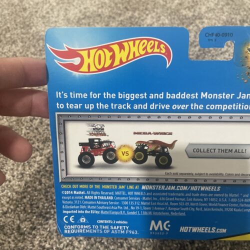 HOT WHEELS MONSTER JAM OFF-ROAD DEMOLITION DOUBLES SUPERMAN VS BATMAN NEW - Picture 9 of 9
