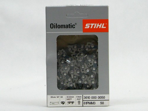 Lot De 3 Chaînes Tronçonneuse Stihl Picco Micro 3/8P-1,1-50 Pour MS170 - 35 Cm
