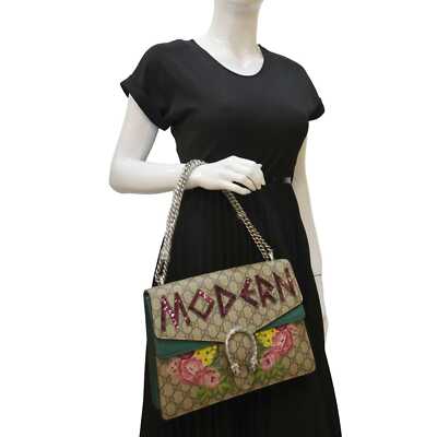 GUCCI Modern Dionysus Medium GG Supreme Monogram Shoulder