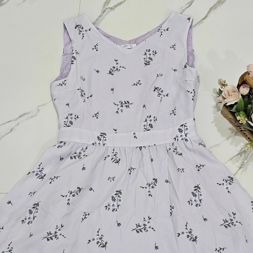 Colza Women Floral Flower Dress Lolita Hime Gyaru Tokyo Purple - Picture 3 of 6