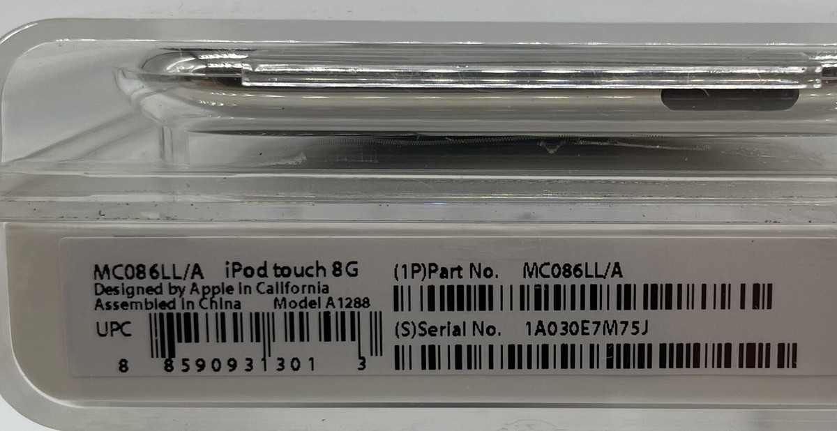 iPod touch 2nd Gen/2009/8 GB Sealed 885909313013| eBay