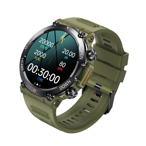 Military Smart Watch for Men(Answer/Make Calls) Rugged Tactical Fitness Tracker - Photo 17 sur 18