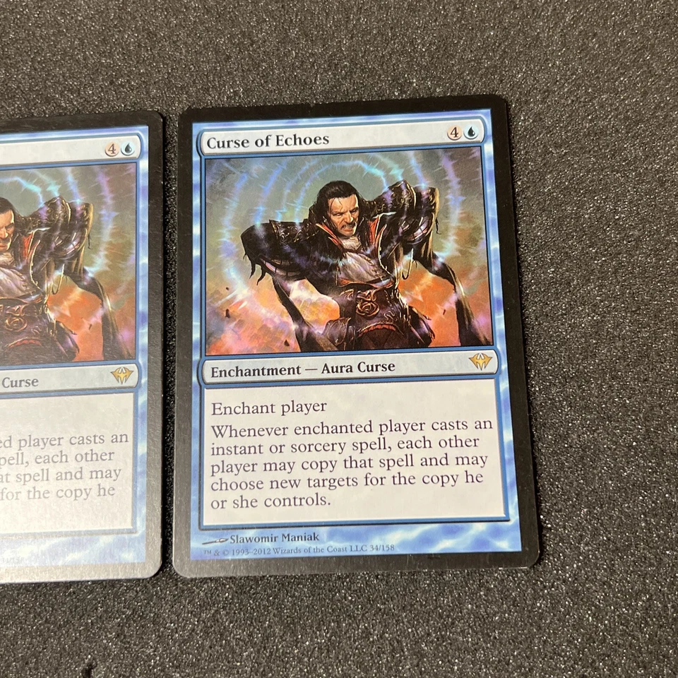 Curse of Echoes Magic The Gathering Mtg Rare Dark Ascension Card 2 - Image 3 of 4