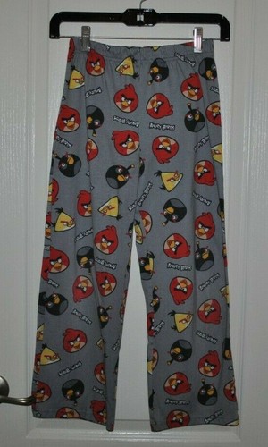 Angry Birds Boys' Gray Pajama Pants Sleep Bottoms Size 10-12 - Picture 4 of 10