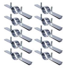 Highcraft Riser Clamp Piping Support, Electro Galvanized Steel (10 Pack)