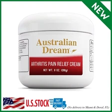 Australian Dream Arthritis Pain Relief Cream, 9 oz. Jar – Soothing Relief for Mi