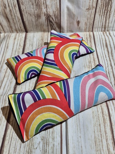 WHEAT BAG EYE HEAT PACK - Rainbows.