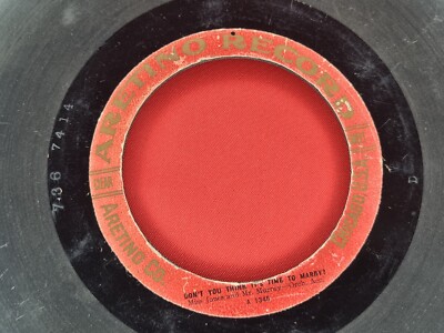 Miss Jones & Mr Murray - ARETINO RECORD A1345 - Don't You Think It's Time To Mar