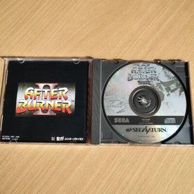 USED After Burner II  Sega Saturn 1996 used video Game from japan Free Shipping