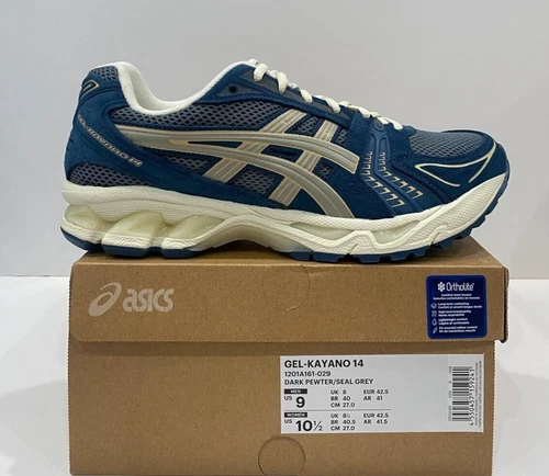 ASICS Gel-Kayano 14 Dark Pewter/Seal Grey 1201A161-029 US M 9 W 10.5 EU 42.5