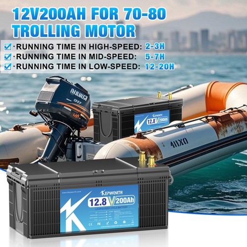 12V 24V 100AH 135ah 180ah 200AH 300AH LiFePO4 Lithium Battery BMS Solar RV UK - Picture 69 of 96