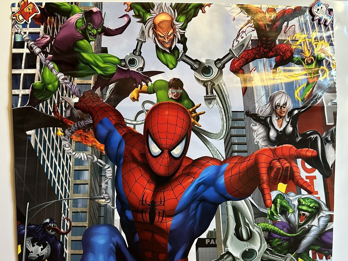 THE AMAZING SPIDER-MAN AND VILLAINS 20x30