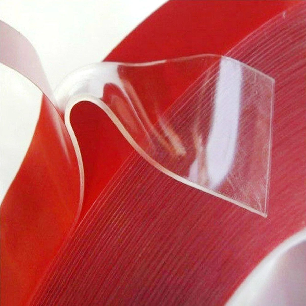 CINTA ADHESIVA AUTOADHESIVA TRANSPARENTE muy alta unión CINTA DOBLE CARA, rollo de 20 mm de ancho