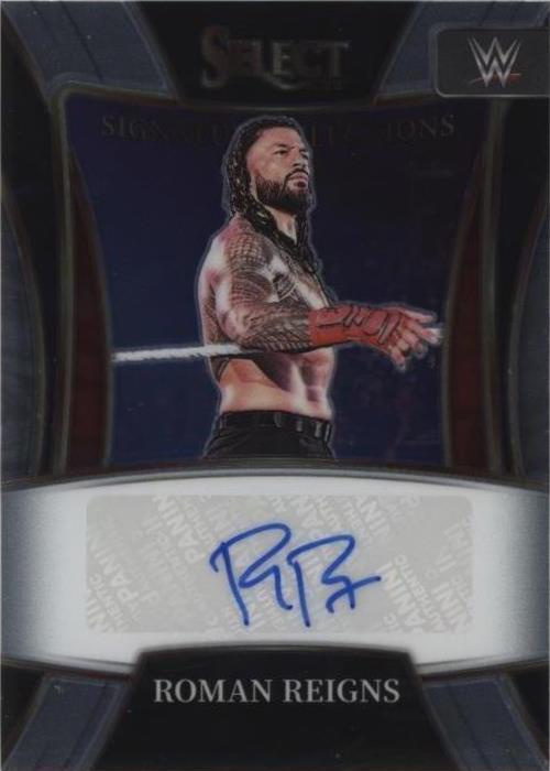 2022 Panini Select WWE - Roman Reigns #SN-RRN - 1 of 1