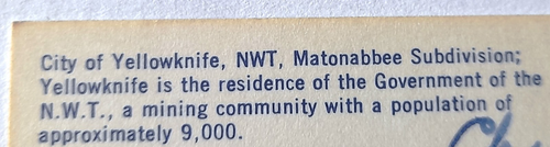 AK Kanada - City of Yellowknife NWT - Matonabbee Subdivision 1977 - Bild 6 von 8