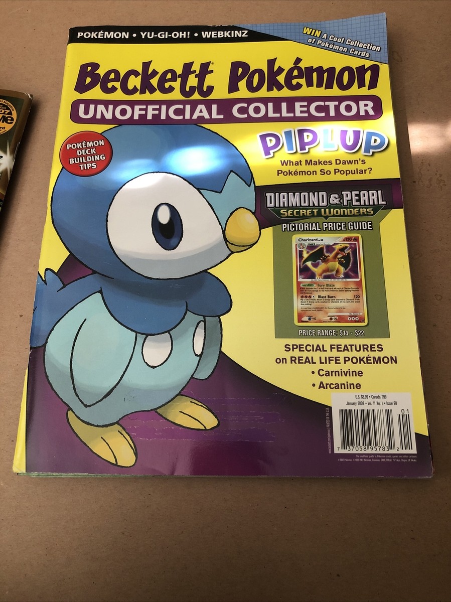 Beckett Pokemon Unofficial Collector Magazine Lot | eBay