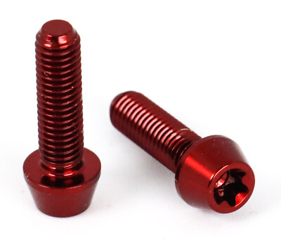 Titan Schrauben - Torx konischer Kopf - Rot