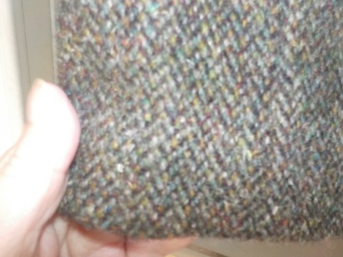 VINTAGE HARRIS TWEED JACKET BLAZER GREEN WOOL SIZE 40R MADE IN UK Ex Con - Picture 7 of 7