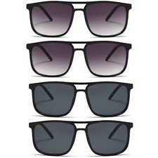 4 Pairs Mens Womens Unisex Aviator Classic Sunglasses for Driving Outdoor UV400