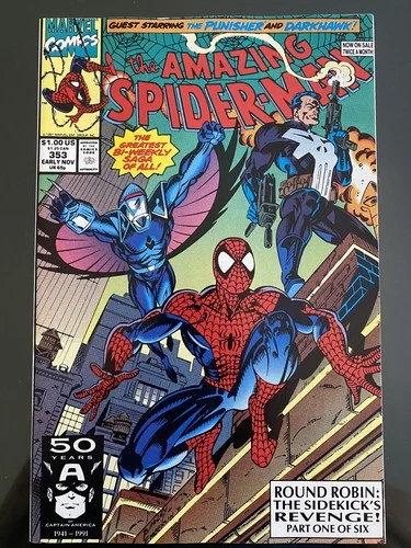 Amazing Spider-Man 353 Marvel high grade unread copper Age comic