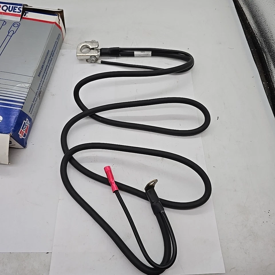 Cable de batería A694RDN A69-4RDN montaje superior 2 cables auxiliares 4 GA 69 largo Foto 3 de 4